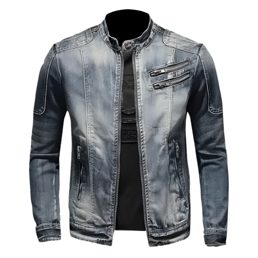Tyler | Comfortabel en Stijlvol Denimjack met Knoopsluiting