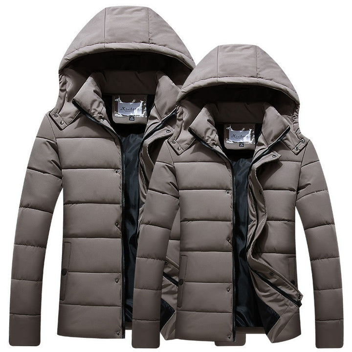 Gepolsterde heren hoodie