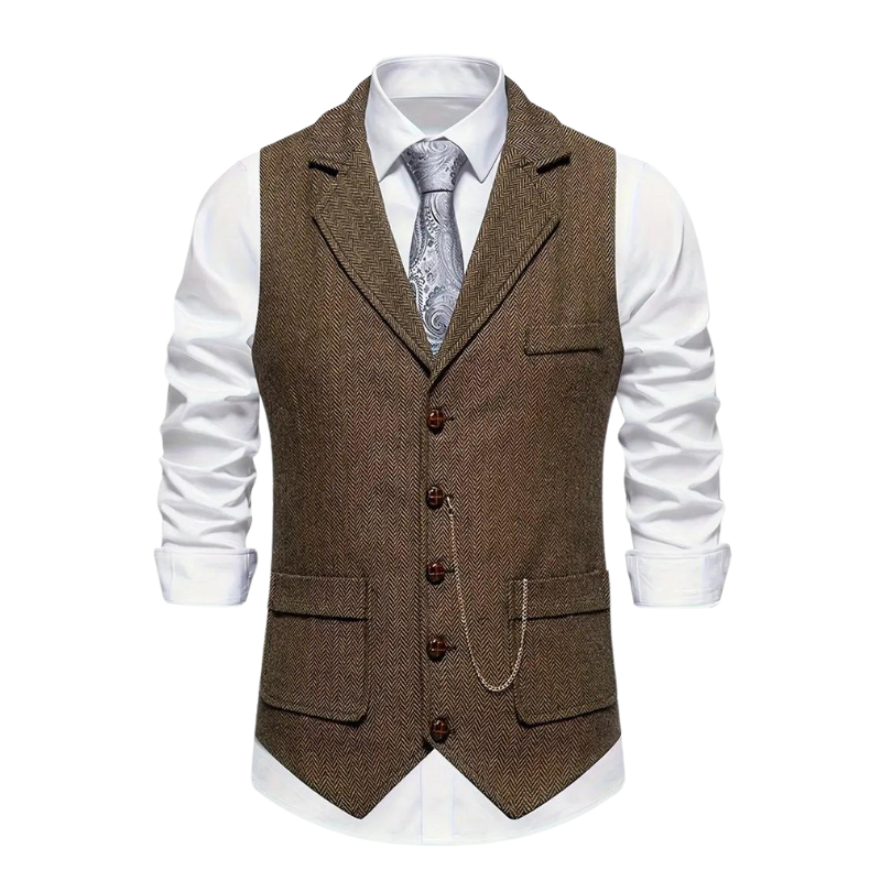 Dirk - Elegante Colbert Vest voor Heren