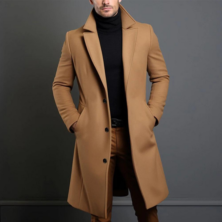 Kevin - Lange Lente Trenchcoat voor Mannen