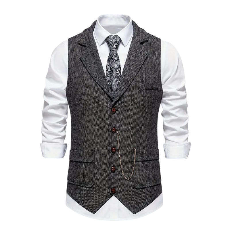 Dirk - Elegante Colbert Vest voor Heren