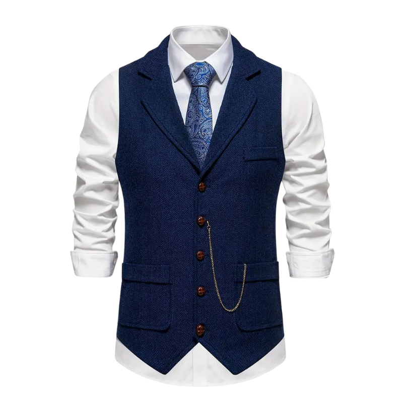 Dirk - Elegante Colbert Vest voor Heren