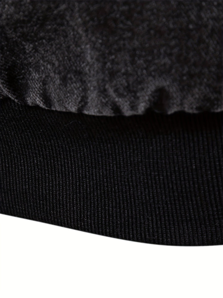 Denim-Fleece-jack voor heren