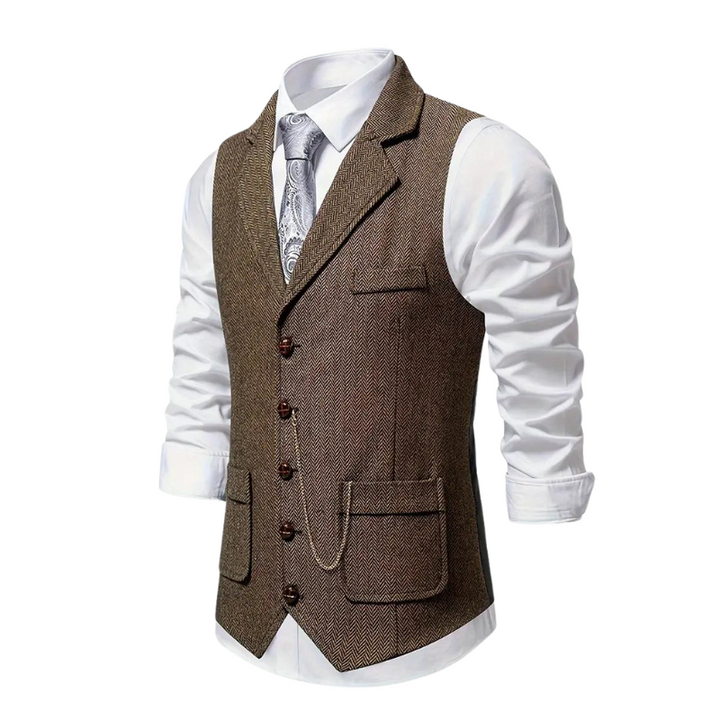 Dirk - Elegante Colbert Vest voor Heren