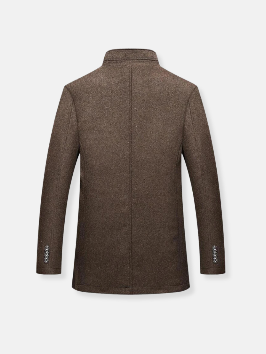 Wollen trenchcoat voor heren