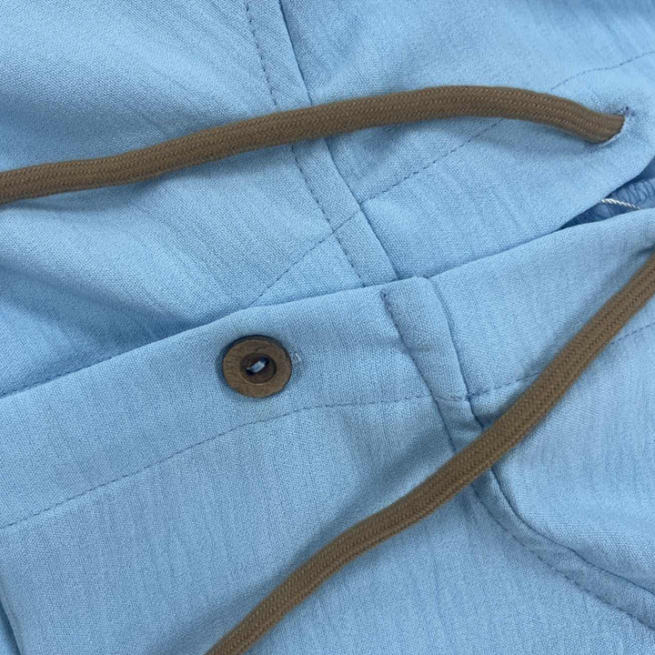Sam | Heren hoodie met effen kleur, enkelrijige sluiting en lange mouwen