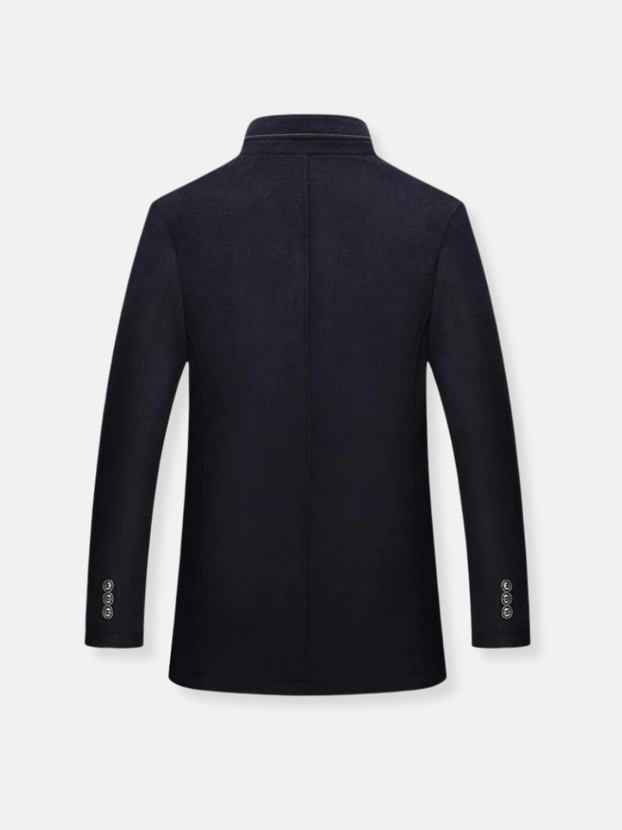 Wollen trenchcoat voor heren