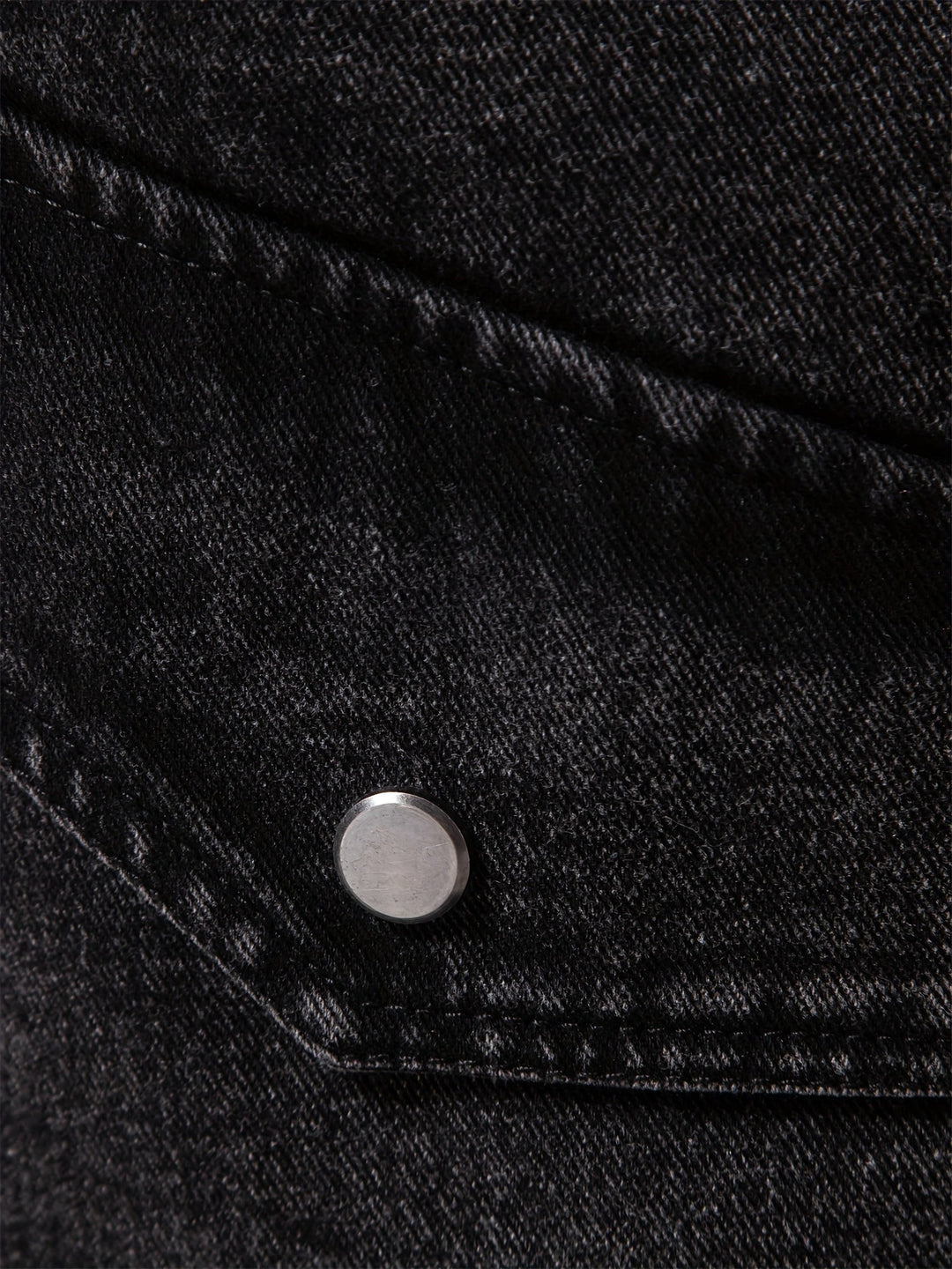 Denim-Fleece-jack voor heren