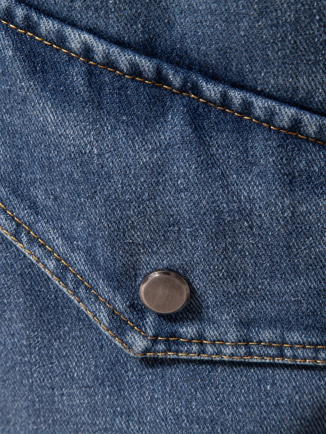 Denim-Fleece-jack voor heren