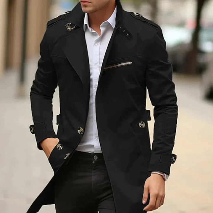 Elegante trenchcoat voor mannen