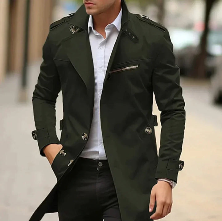 Elegante trenchcoat voor mannen