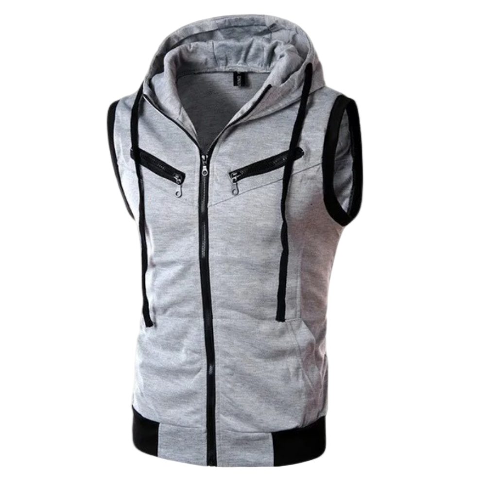 Launo - Vest zonder mouwen met capuchon