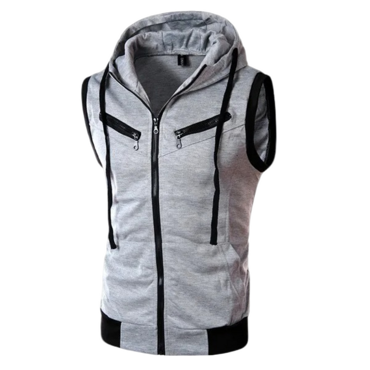 Launo - Vest zonder mouwen met capuchon