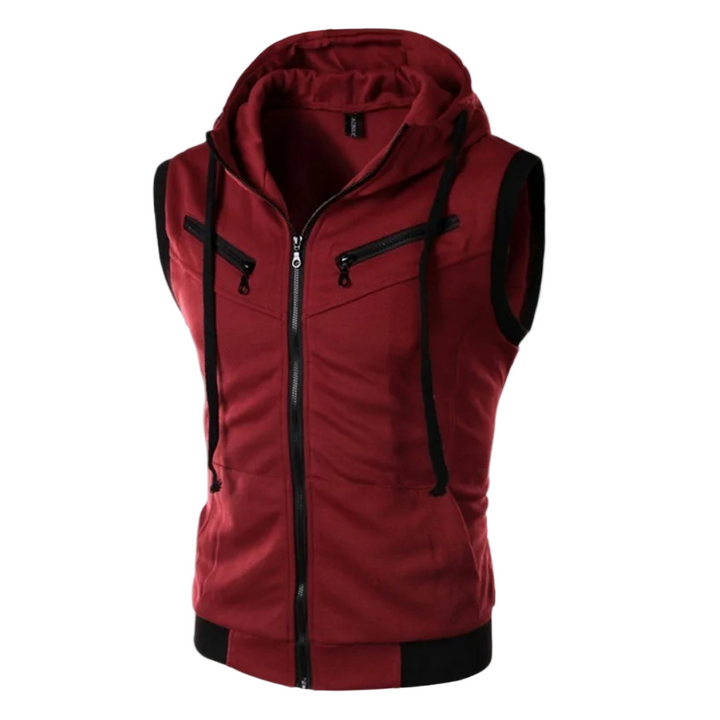 Launo - Vest zonder mouwen met capuchon