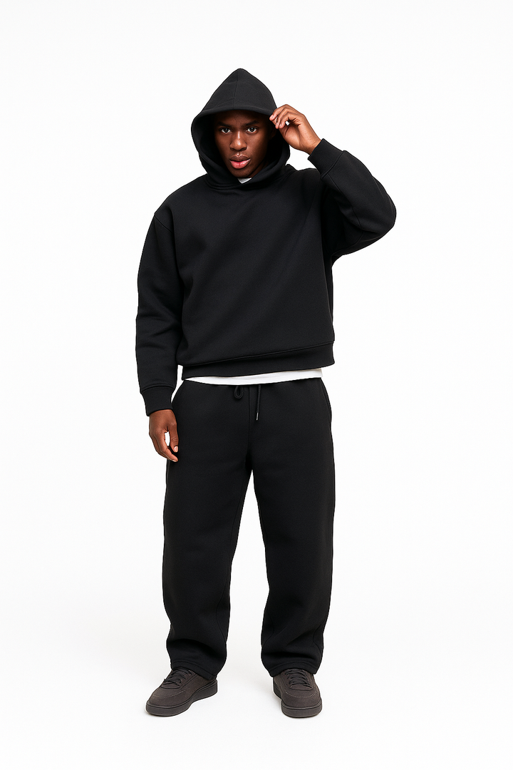 Bastian | Heren casual oversized trainingspak met capuchon