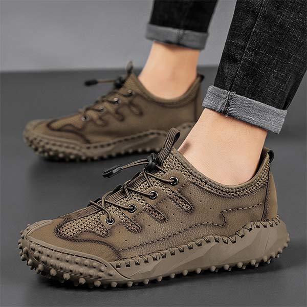 Comfortabele Heren Wandelschoenen Slip-On met Ademend Mesh en Flexibele Zool 3
