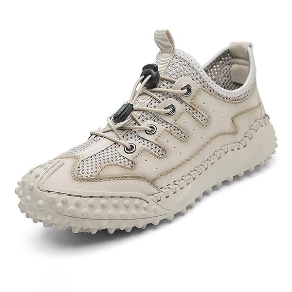 Comfortabele Heren Wandelschoenen Slip-On met Ademend Mesh en Flexibele Zool 5