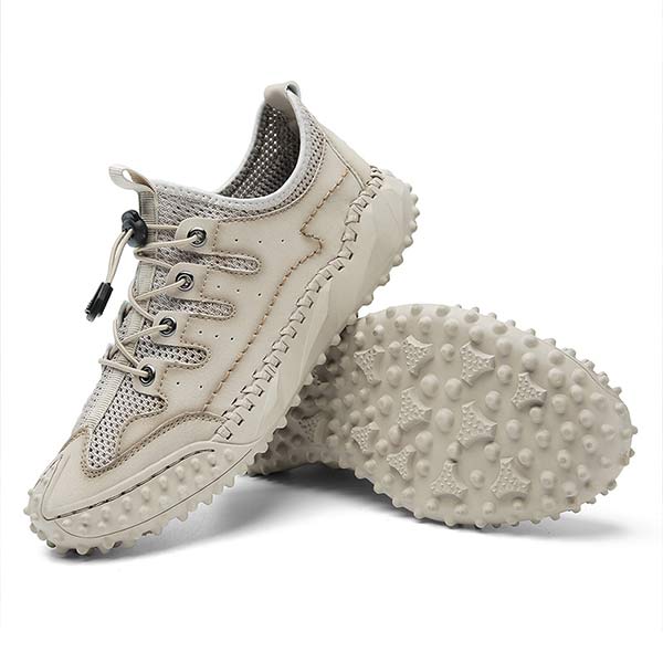 Comfortabele Heren Wandelschoenen Slip-On met Ademend Mesh en Flexibele Zool 7