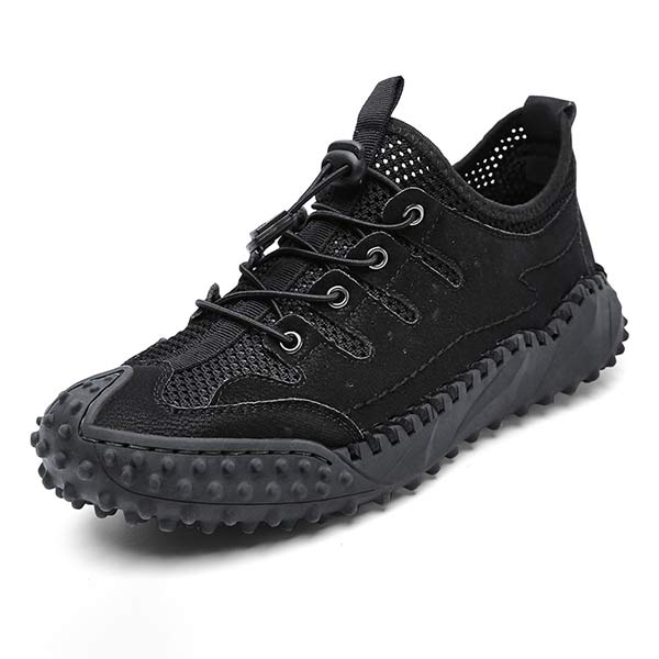 Comfortabele Heren Wandelschoenen Slip-On met Ademend Mesh en Flexibele Zool 9