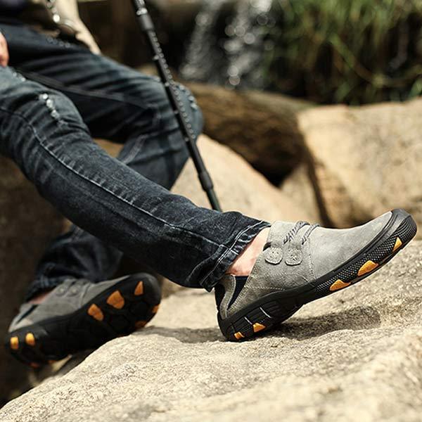Comfortabele Wandelschoenen Heren met Ademend Materiaal en Flexibele Zool 4