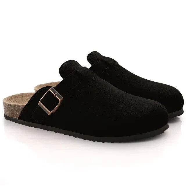 Elwin - Old Money Suede Pantoffel Klompen