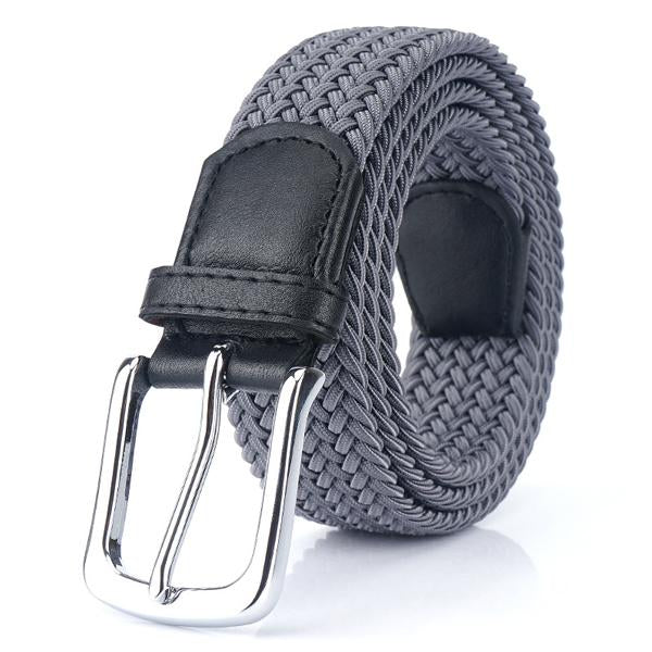Geweven Elastische Casual Riem voor Mannen met Nickel Alloy Gesp en Elegante Stijl 5