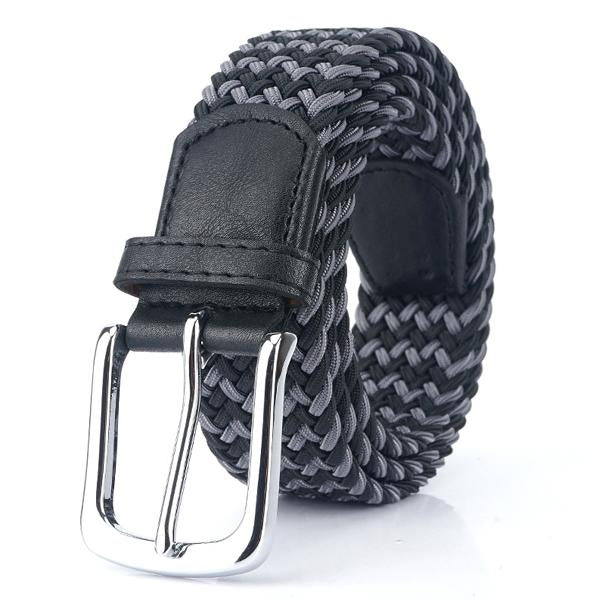 Geweven Elastische Casual Riem voor Mannen met Nickel Alloy Gesp en Elegante Stijl 8