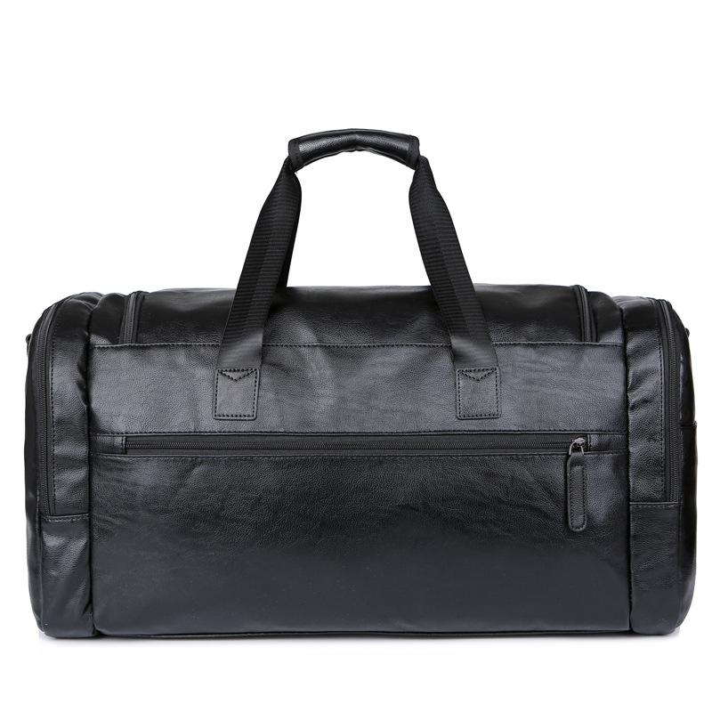 Grote Capaciteit Duffle Bag voor Mannen – 32 Inch PU Leer Reis- en Sporttas met Ritssluiting