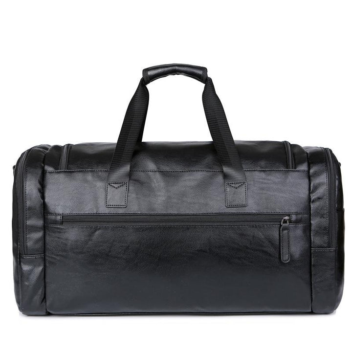 Grote Capaciteit Duffle Bag voor Mannen – 32 Inch PU Leer Reis- en Sporttas met Ritssluiting