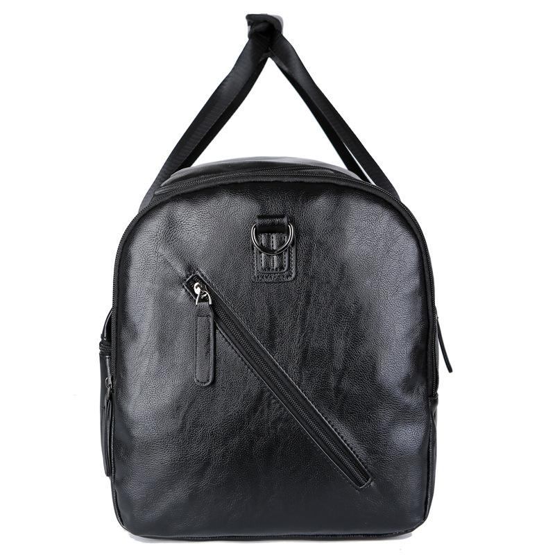 Grote Capaciteit Duffle Bag voor Mannen – 32 Inch PU Leer Reis- en Sporttas met Ritssluiting
