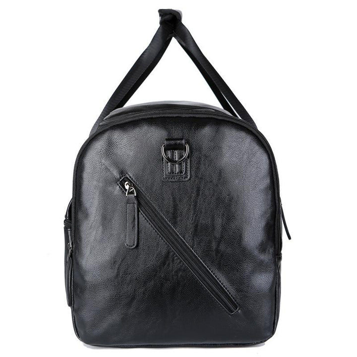 Grote Capaciteit Duffle Bag voor Mannen – 32 Inch PU Leer Reis- en Sporttas met Ritssluiting