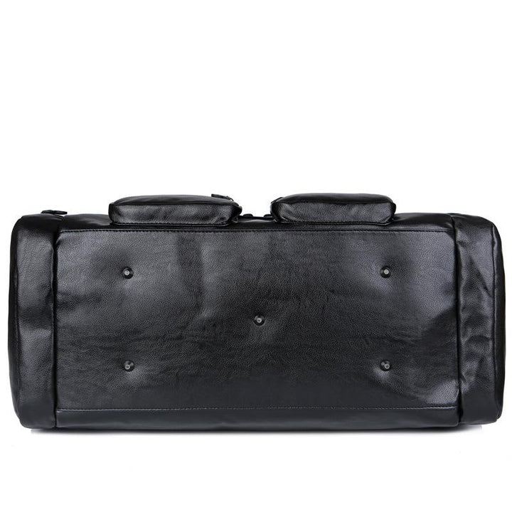 Grote Capaciteit Duffle Bag voor Mannen – 32 Inch PU Leer Reis- en Sporttas met Ritssluiting
