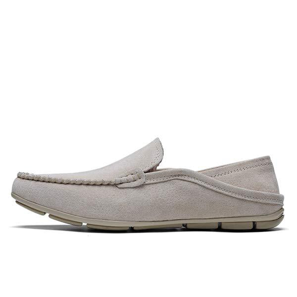 Heren Loafers Zwart Suede met Flexibele Rubberen Zool en Inklapbare Hielpad 4