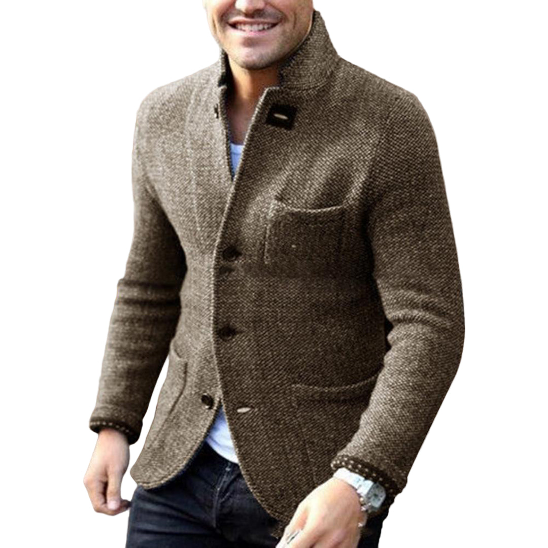 JAXON - Gebreid vest met knopen voor heren