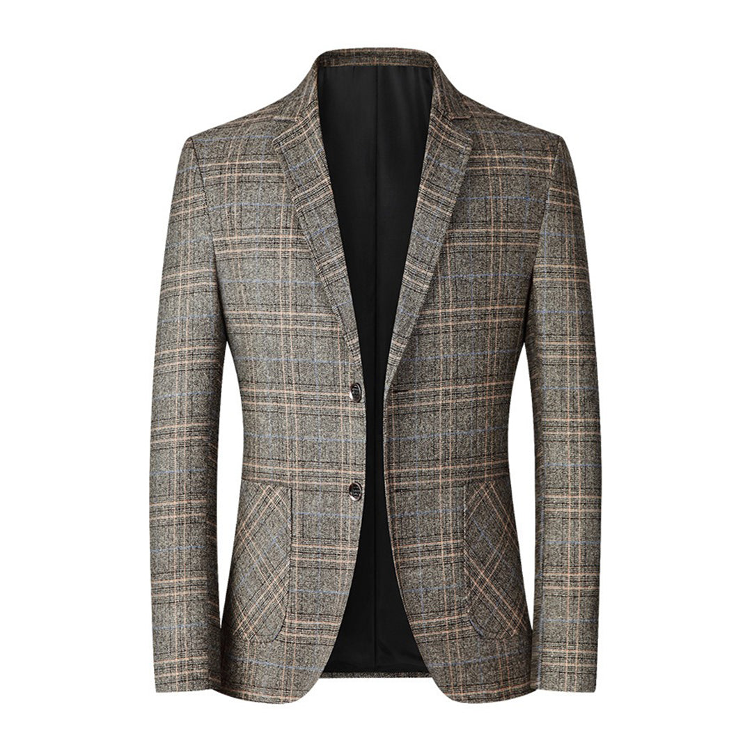 Faelan | Stijlvolle zakelijke blazer met ruitpatroon