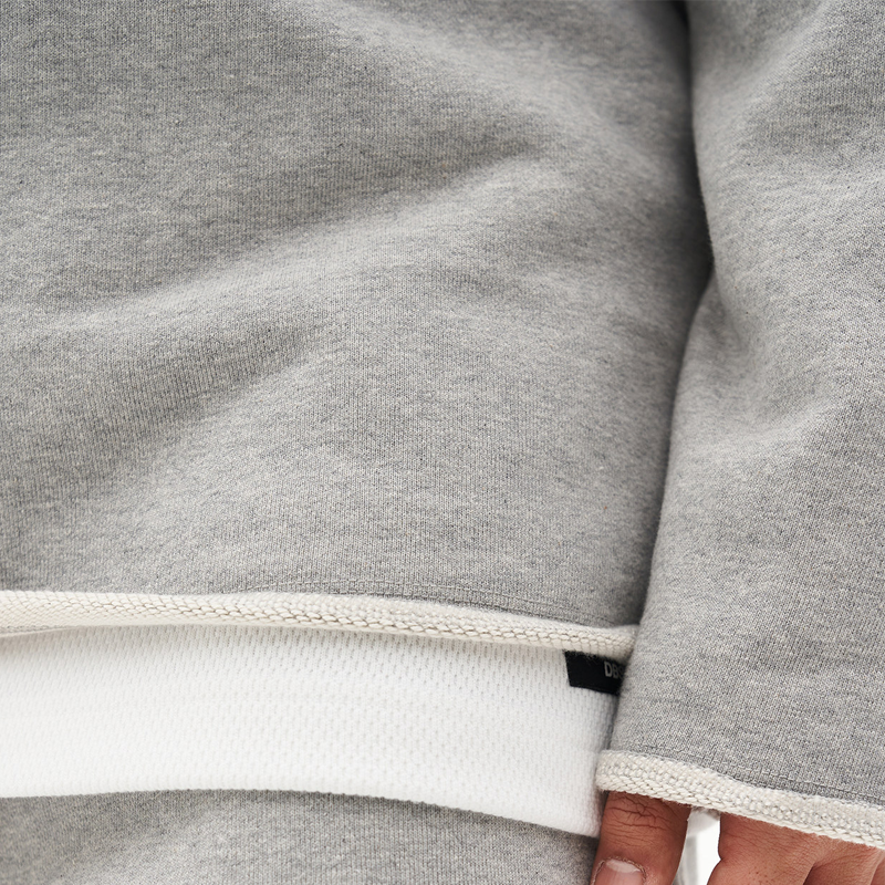 Losse Fit Katoenen Sweatshirt voor Mannen met Ronde Hals – Casual en Comfortabel