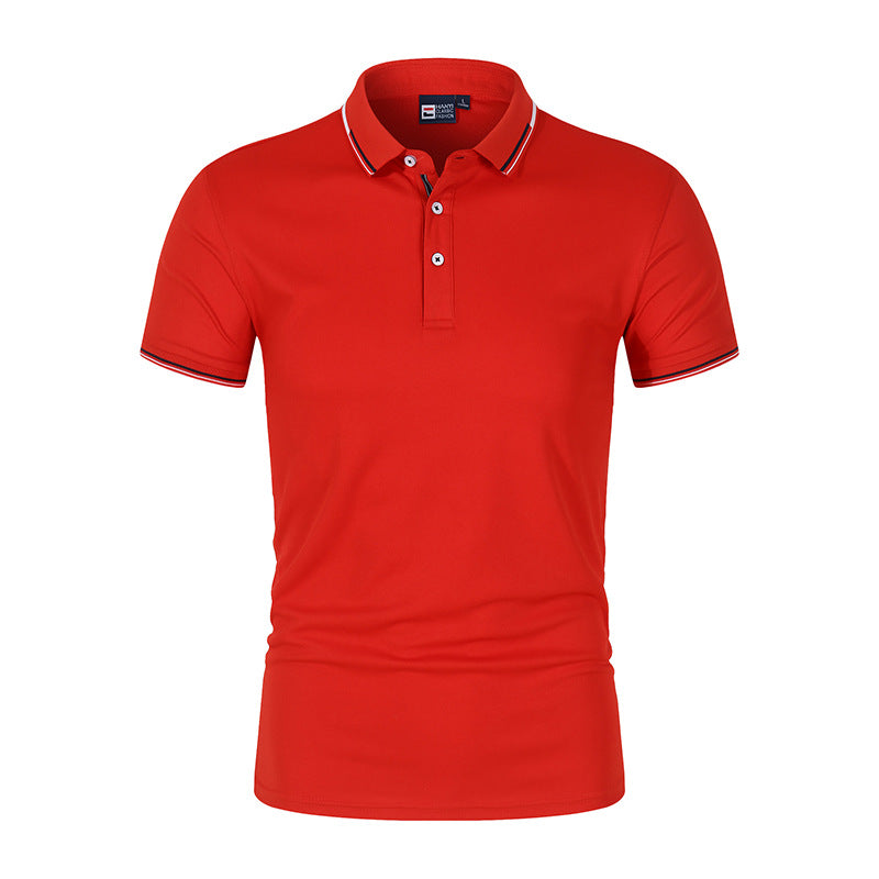 Poloshirt Heren, Regular Fit, Monochroom | Ademend 10