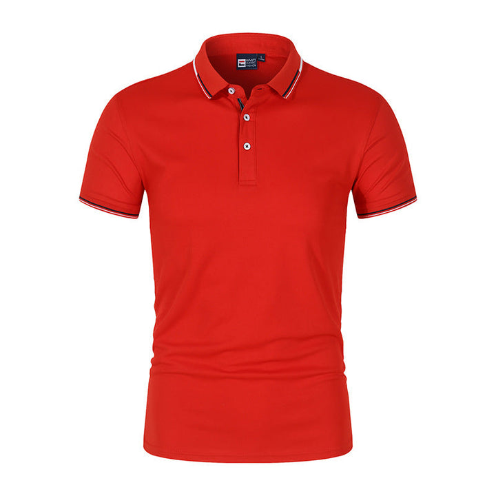 Poloshirt Heren, Regular Fit, Monochroom | Ademend 10