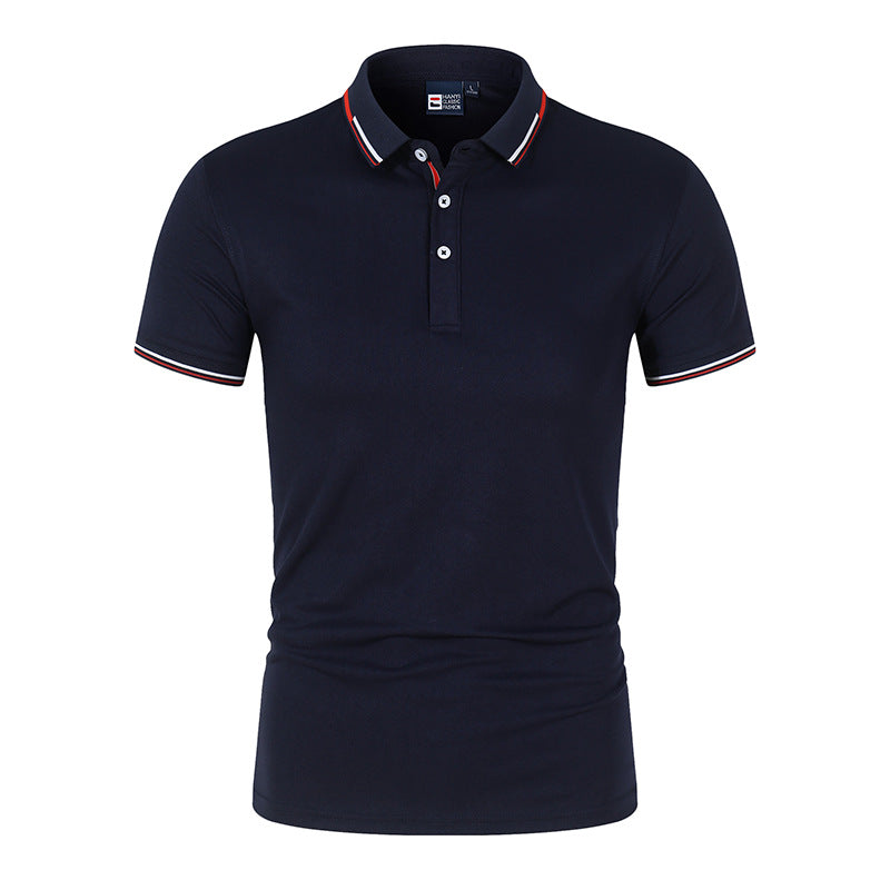 Poloshirt Heren, Regular Fit, Monochroom | Ademend 12