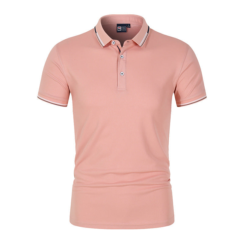 Poloshirt Heren, Regular Fit, Monochroom | Ademend 9