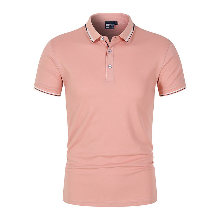 Poloshirt Heren, Regular Fit, Monochroom | Ademend 9