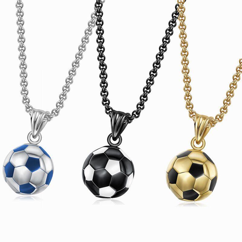 Retro Casual Voetbalketting voor Mannen van Hoogwaardige Legering, Verstelbaar 1