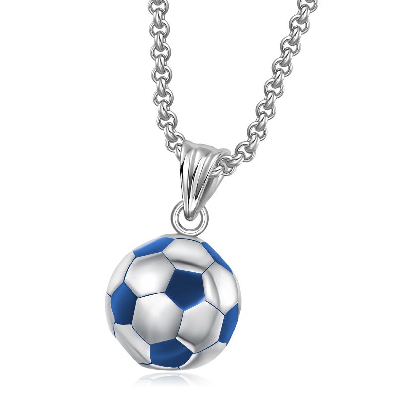 Retro Casual Voetbalketting voor Mannen van Hoogwaardige Legering, Verstelbaar 3