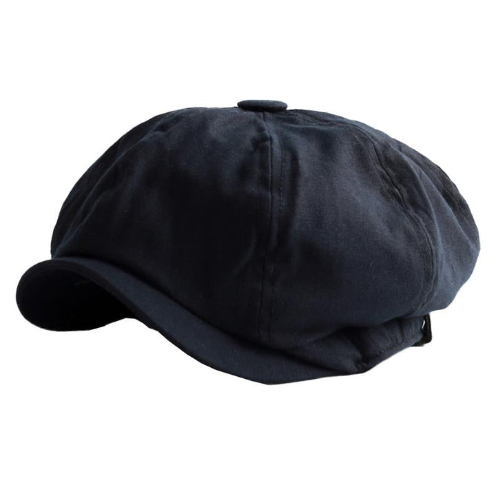 Vintage Heren Newsboy Hoed van Katoen met Korte Rand voor Elke Gelegenheid 1
