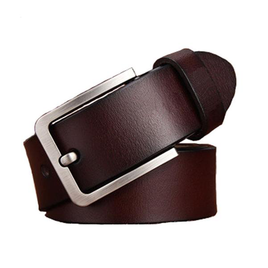 Vintage Leren Herenriem van Hoogwaardige Cowhide met Verstelbare Sluiting 0