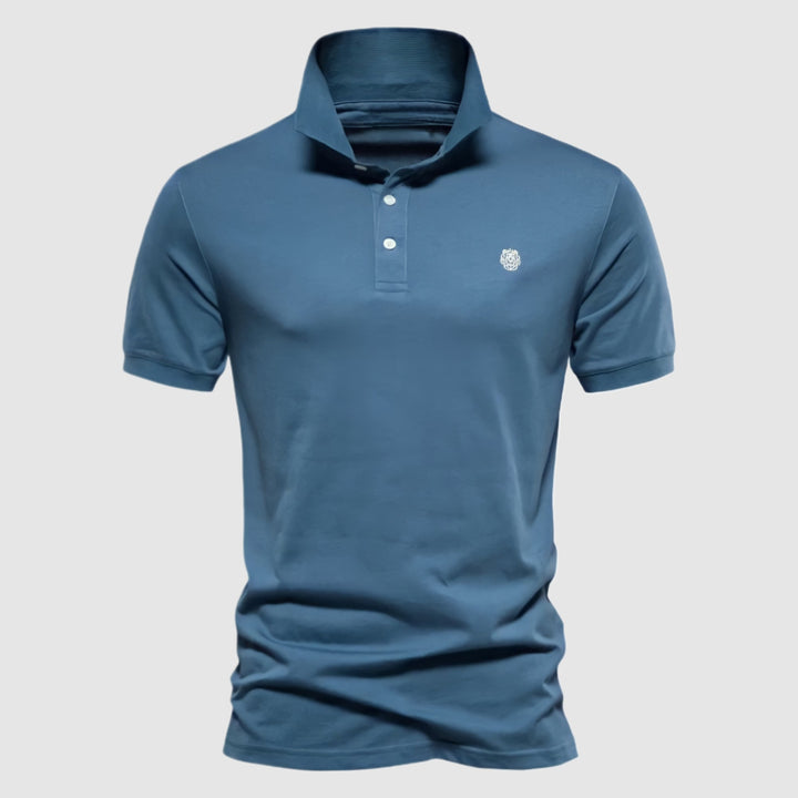 POLO LEONE: PURE COTTON MUSCLE POLO