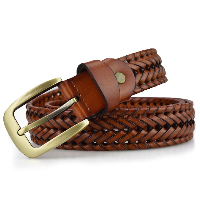 Mr Stylisch | Braided Leren Riem