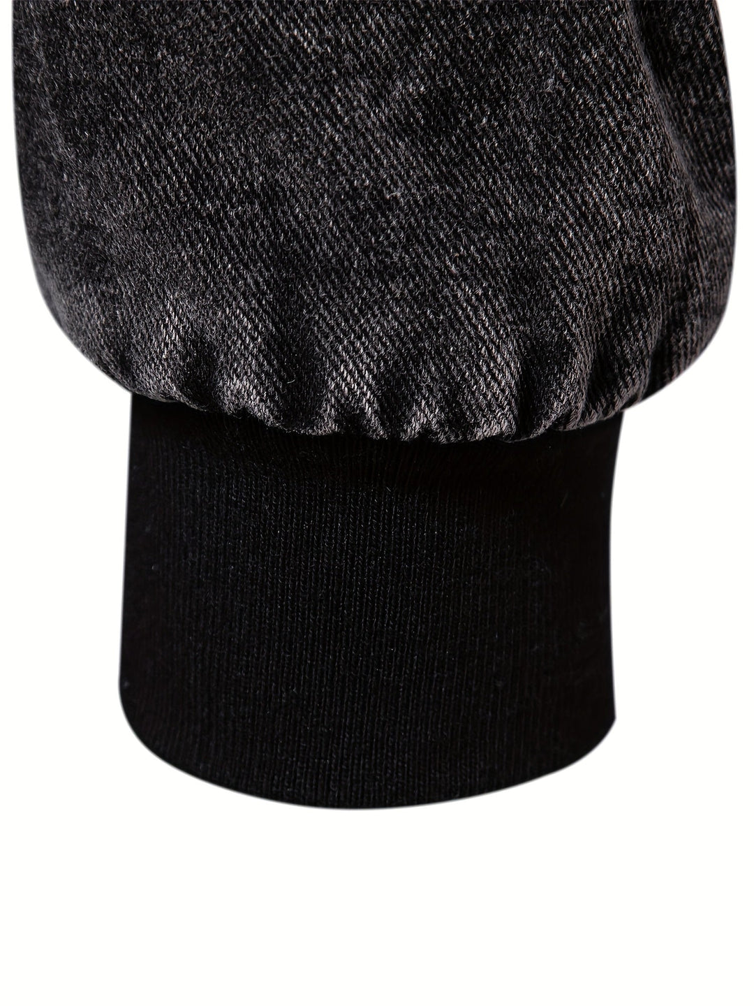 Denim-Fleece-jack voor heren
