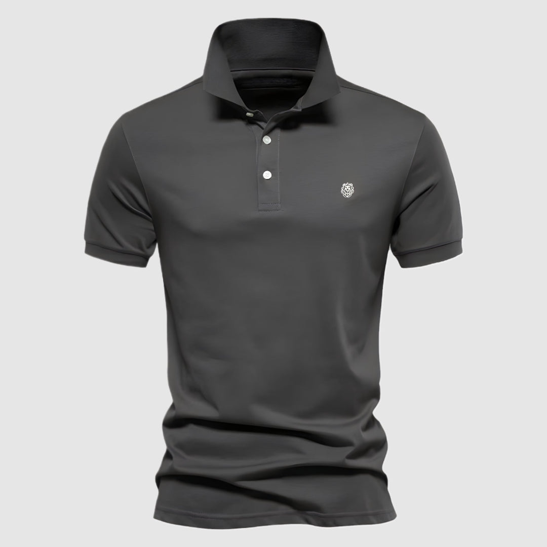 POLO LEONE: PURE COTTON MUSCLE POLO