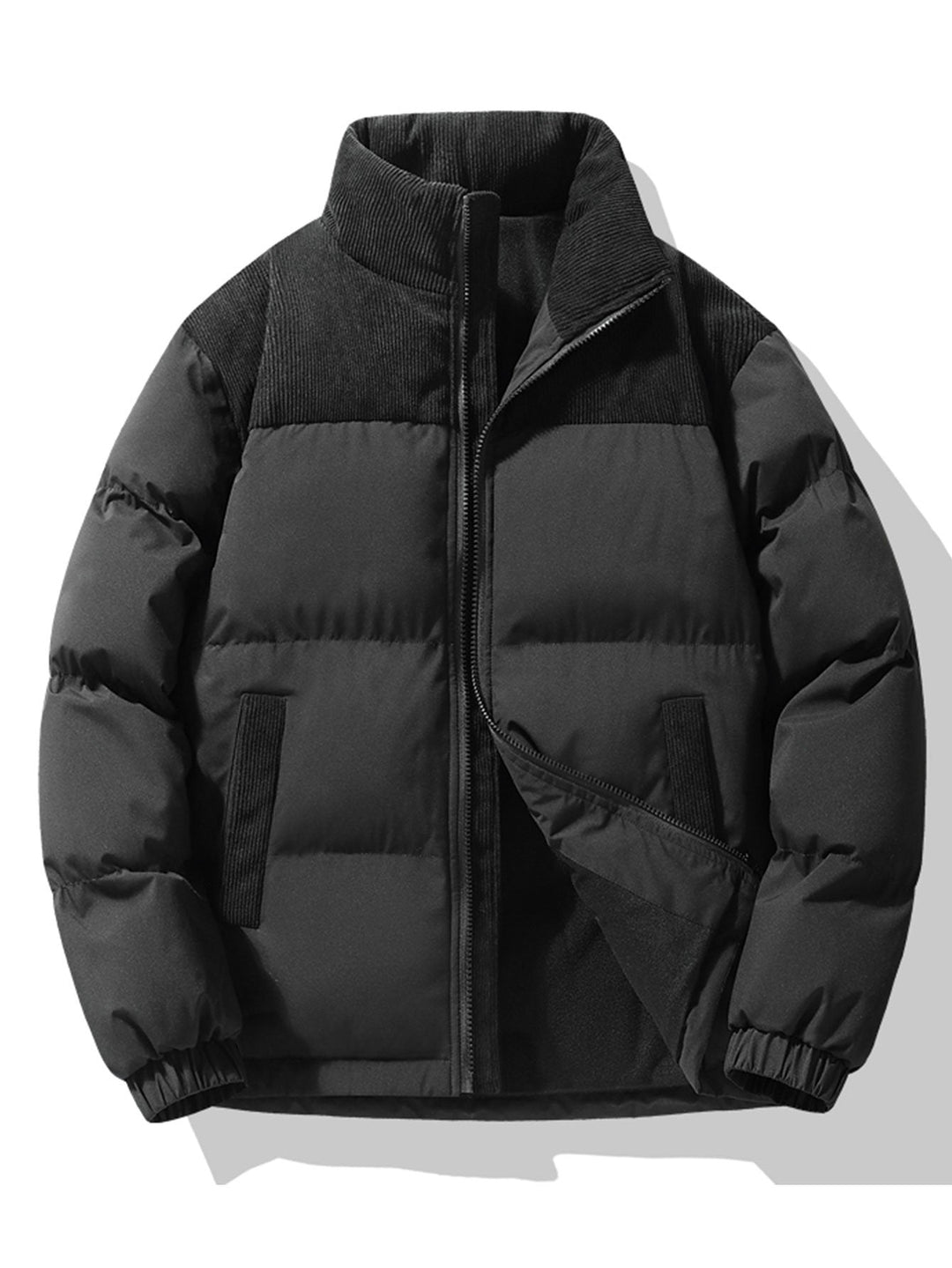 Kordkragen Pufferjacke voor heren